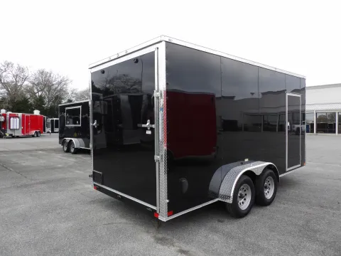 Another view of 2026 Seed Cargo 7X16 Enclosed for sale in Cochran, GA at WOW Cargo Trailers