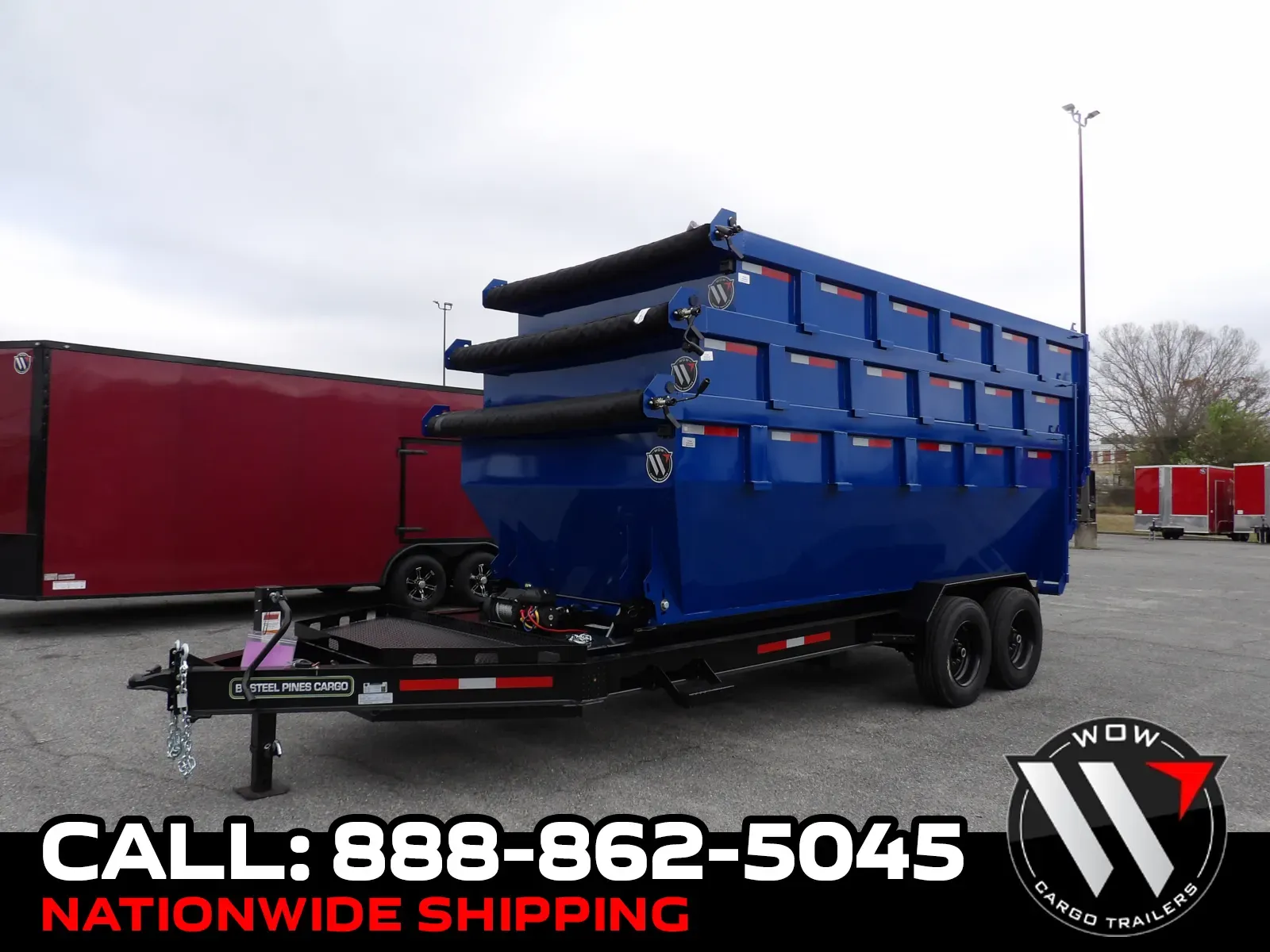 Blue 2026 Steel Pines Cargo 16' Roll Off Bin for sale in Cochran, GA