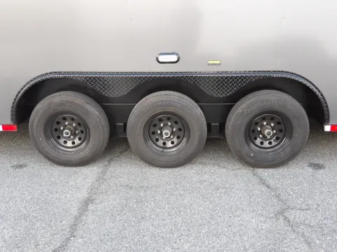 Another view of 2026 Hook & Line Cargo 8.5x32 52K for sale in Cochran, GA at WOW Cargo Trailers