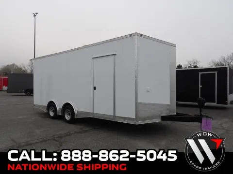 White 2026 Steel Pines Cargo 8.5X20 Enclosed for sale in Cochran, GA