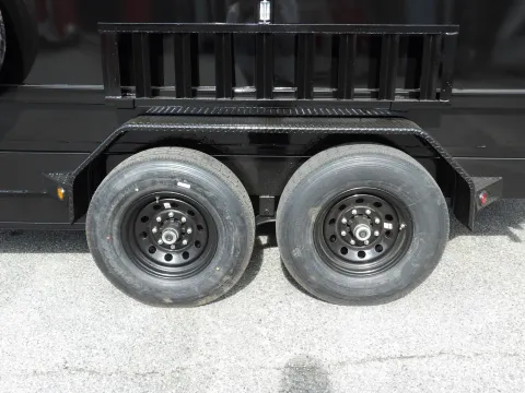 Photos of 2026 Steel Pines Cargo 7X16 Dump for sale in Cochran, GA at WOW Cargo Trailers