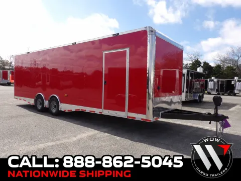 Red 2026 Steel Pines Cargo 8.5X28 Enclosed for sale in Cochran, GA