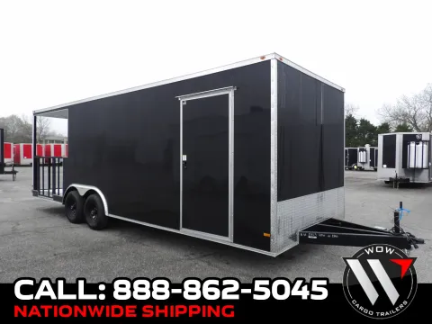 Black 2026 All World Trailers 8.5X24 Enclosed for sale in Cochran, GA