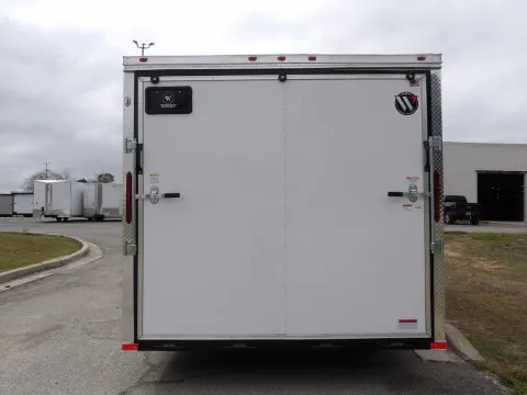 Another view of 2026 All World Trailers 8.5X32 Enclosed for sale in Cochran, GA at WOW Cargo Trailers