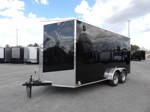 Photos of 2026 Seed Cargo 7X16 Enclosed for sale in Cochran, GA at WOW Cargo Trailers