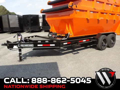 Black 2026 Steel Pines Cargo 14' BP Roll Off Trailer for sale in Cochran, GA