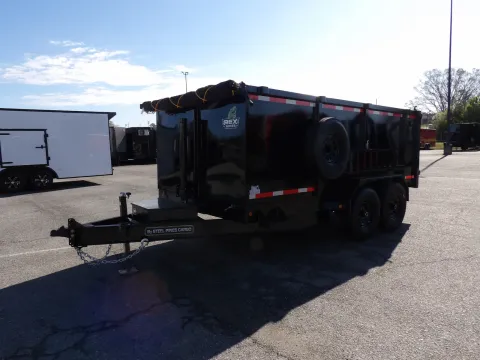 Photos of 2026 Steel Pines Cargo 7X14 Dump 7K for sale in Cochran, GA at WOW Cargo Trailers