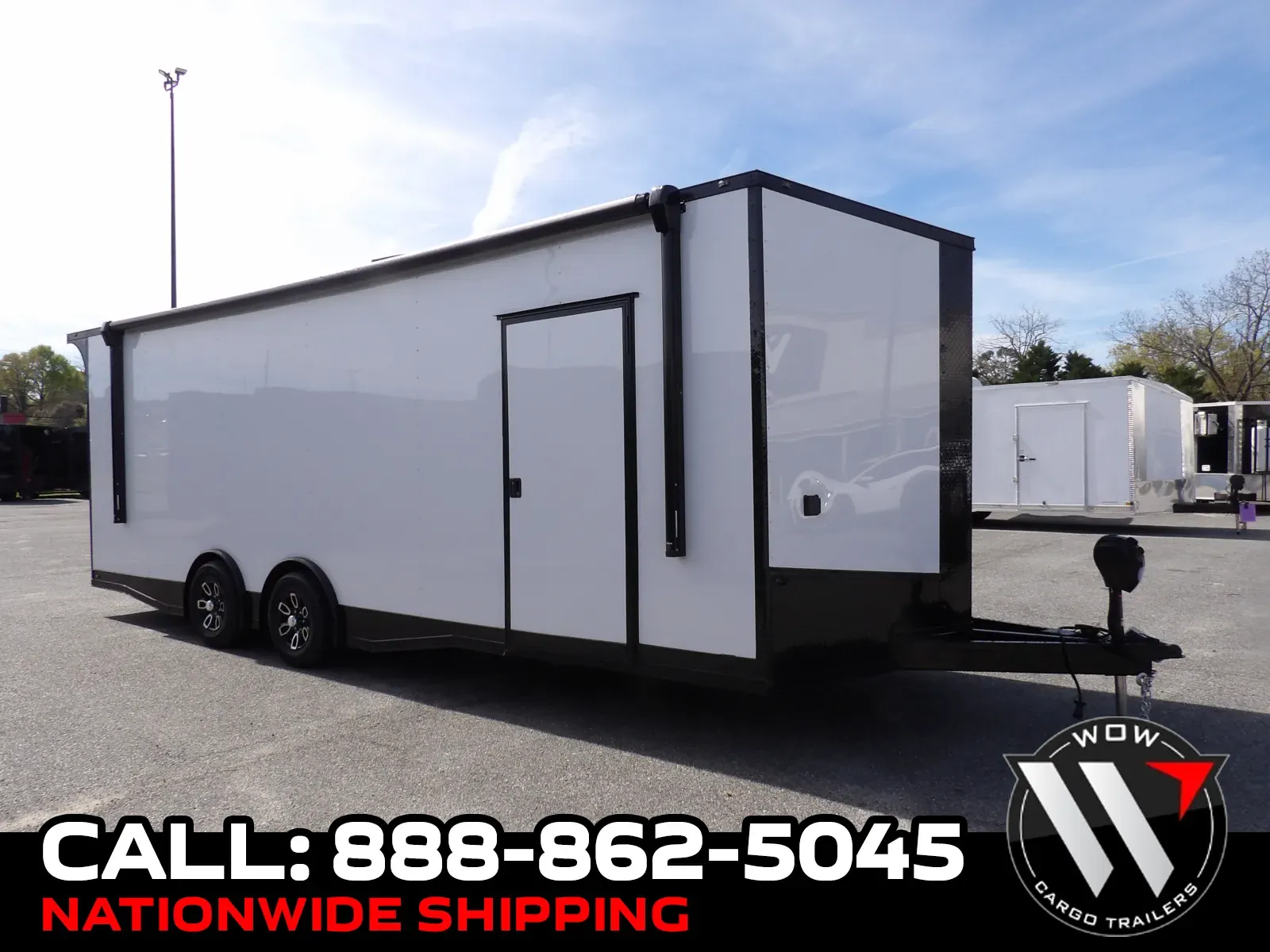 White 2026 Steel Pines Cargo 8.5X24 Enclosed 52K for sale in Cochran, GA