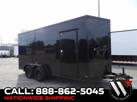 Black 2026 All World Trailers 7X16 Enclosed 35K for sale in Cochran, GA