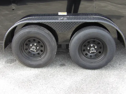 Another view of 2026 All World Trailers 7X16 Enclosed 35K for sale in Cochran, GA at WOW Cargo Trailers