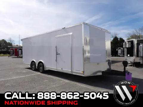 White 2026 Diamond Cargo 8.5X24 Enclosed 52K for sale in Cochran, GA
