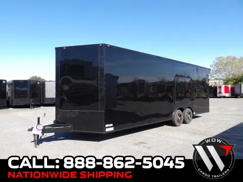 Black 2026 South GA Cargo 8.5X24 Enclosed 52K for sale in Cochran, GA