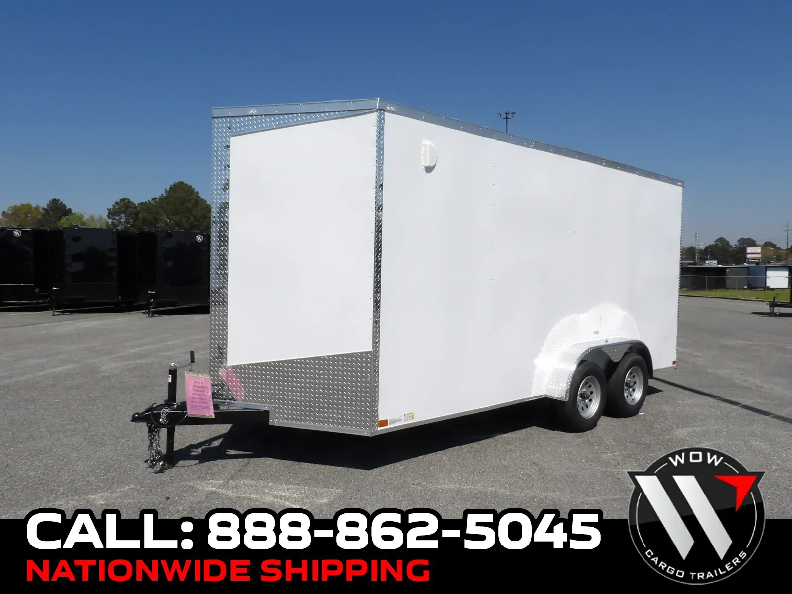 White 2026 Seed Cargo 7X16 Enclosed 35k for sale in Cochran, GA