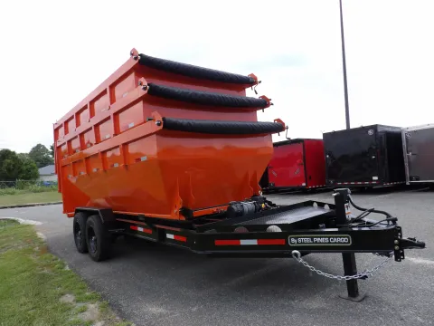 More photos of 2025 Steel Pines Cargo 7x14 Orange Container at WOW Cargo Trailers, GA