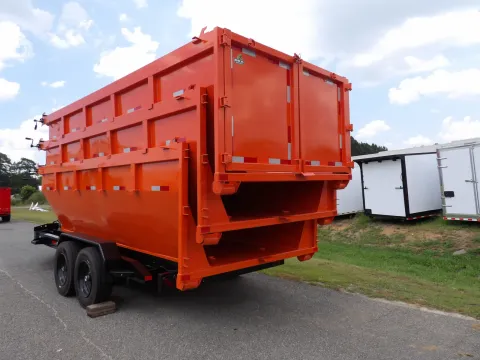 Photos of 2025 Steel Pines Cargo 7x14 Orange Container for sale in Cochran, GA at WOW Cargo Trailers