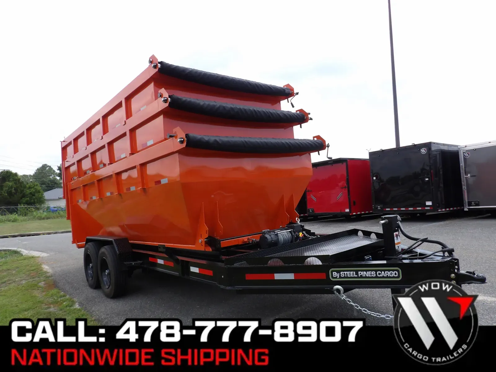 Orange 2026 Steel Pines Cargo for sale in Cochran, GA