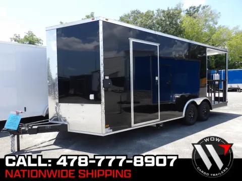 Black 2025 All World Trailers 8.5X20 BBQ for sale in Cochran, GA