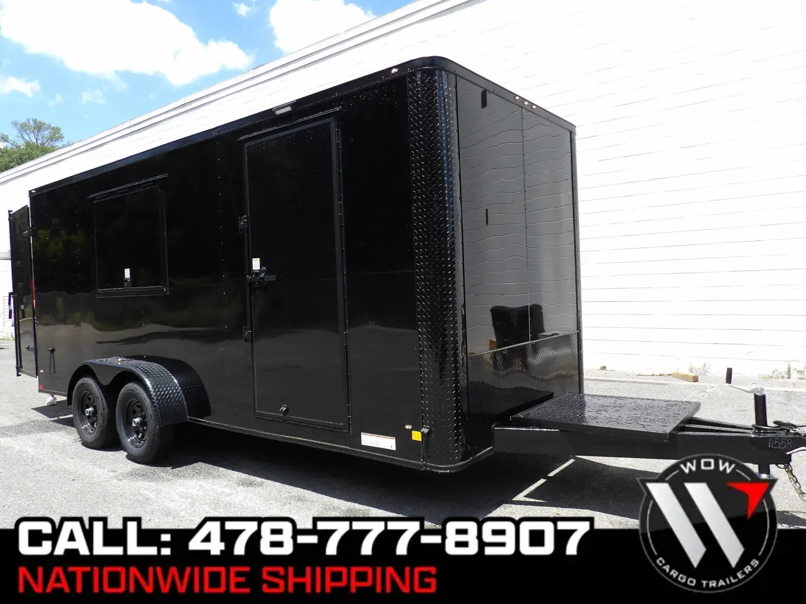Black 2026 Diamond Cargo 7X18 Enclosed for sale in Cochran, GA