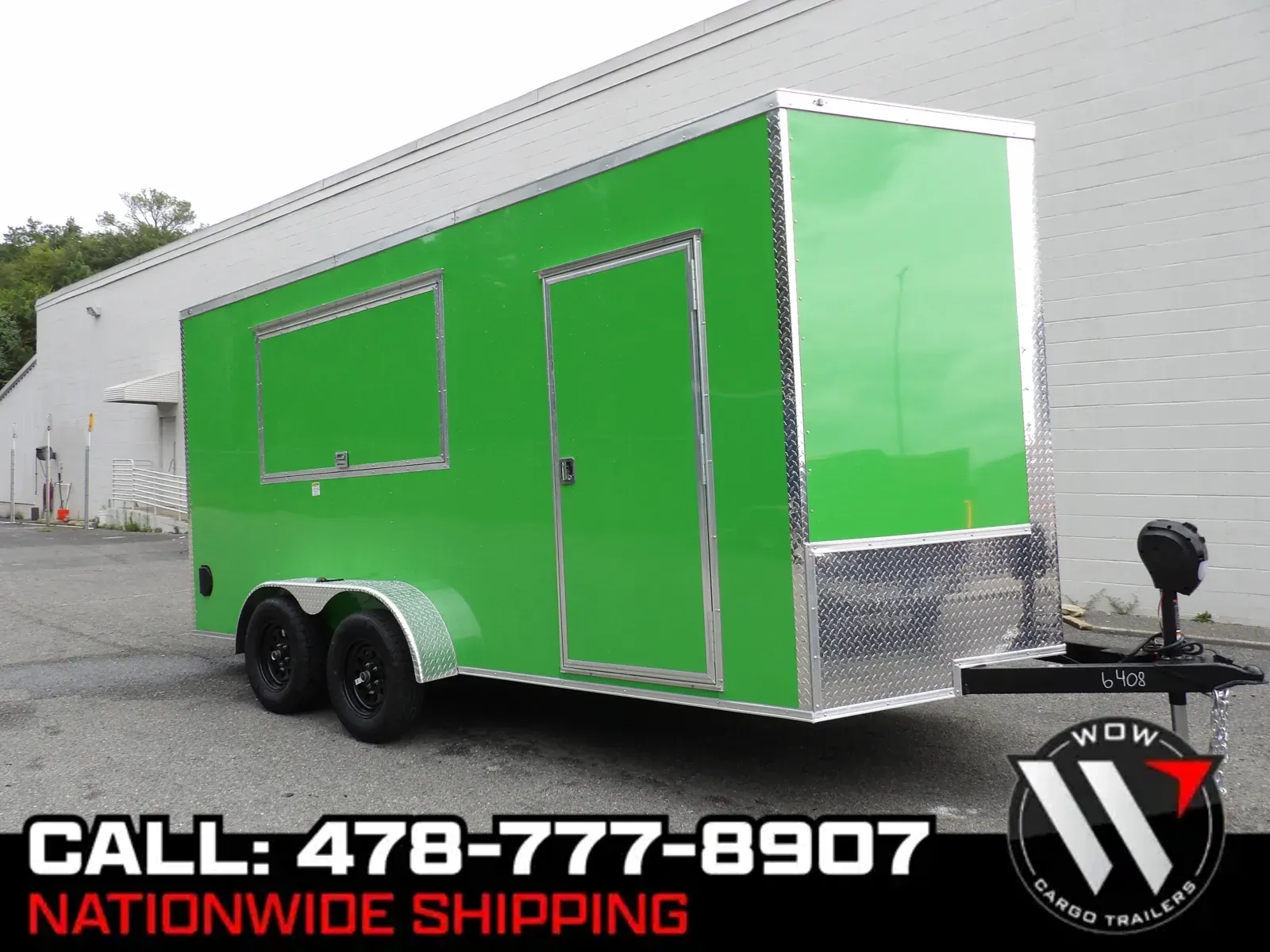 Green 2026 Steel Pines Cargo 7X16 Enclosed for sale in Cochran, GA