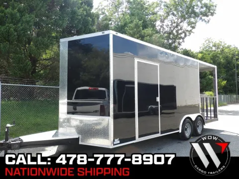 Black 2025 Steel Pines Cargo 8.5X20 Enclosed for sale in Cochran, GA