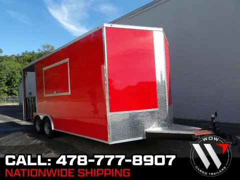 Red 2025 Steel Pines Cargo 8.5X20 Enclosed for sale in Cochran, GA