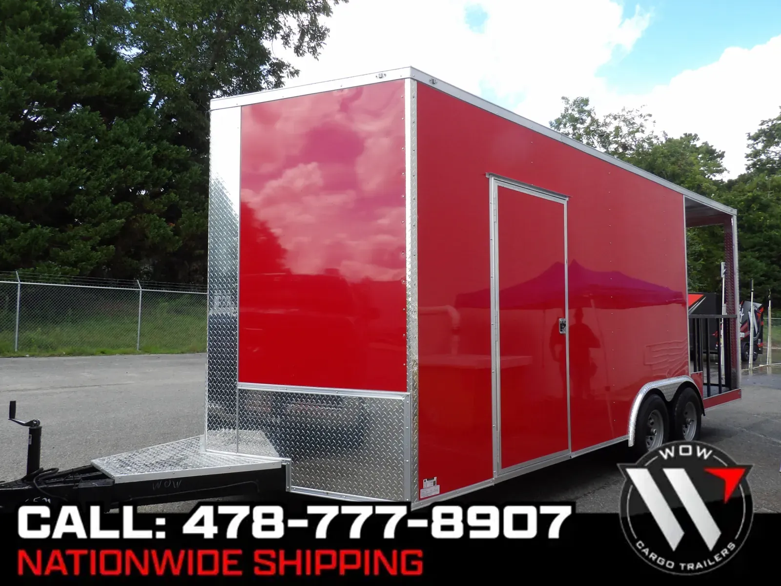 Red 2026 Steel Pines Cargo 8.5X20 Enclosed for sale in Cochran, GA