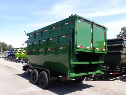 Photos of 2026 Steel Pines Cargo 7x14 Green Container for sale in Cochran, GA at WOW Cargo Trailers