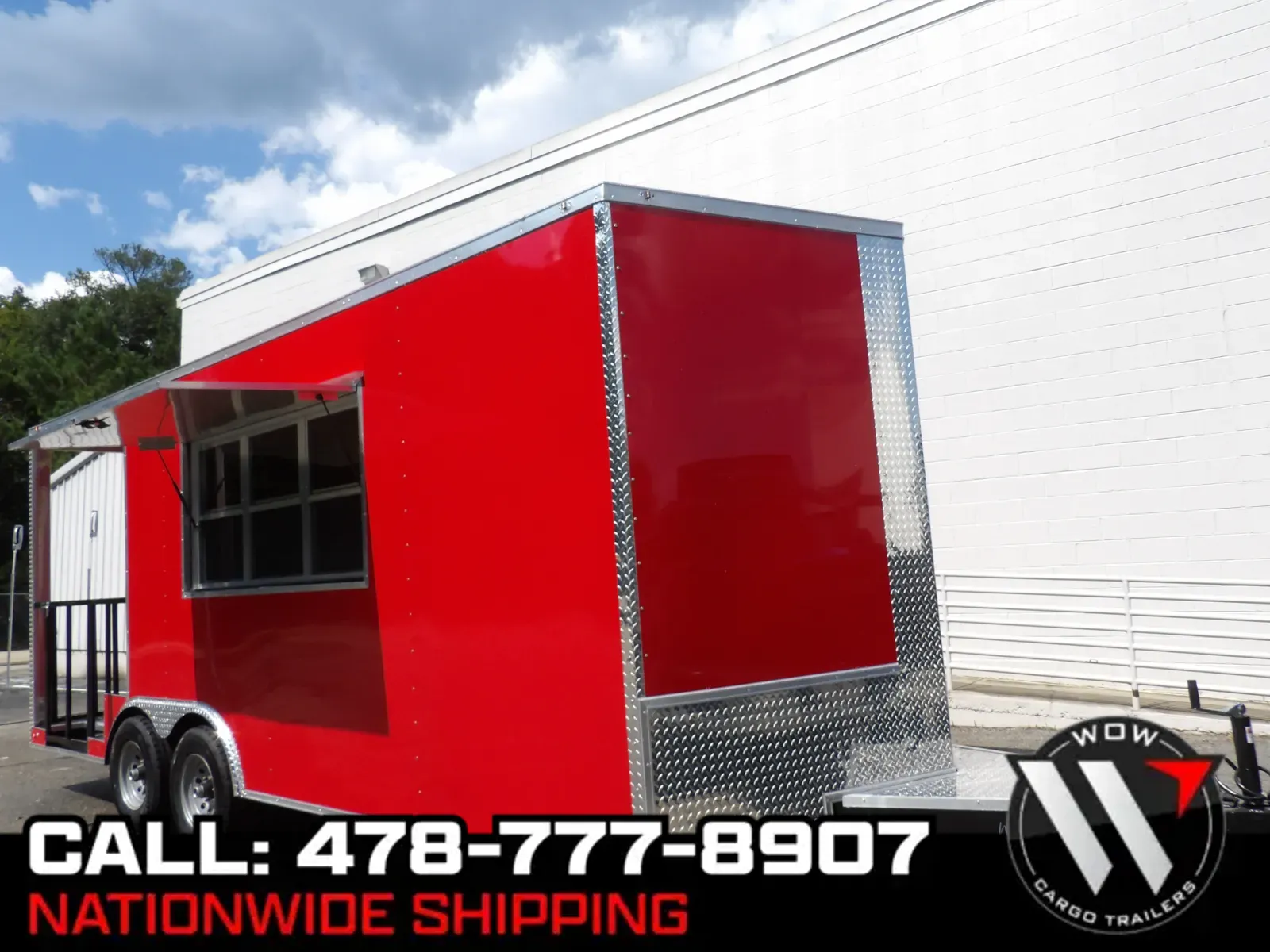 Red 2026 Steel Pines Cargo 8.5X20 Enclosed for sale in Cochran, GA