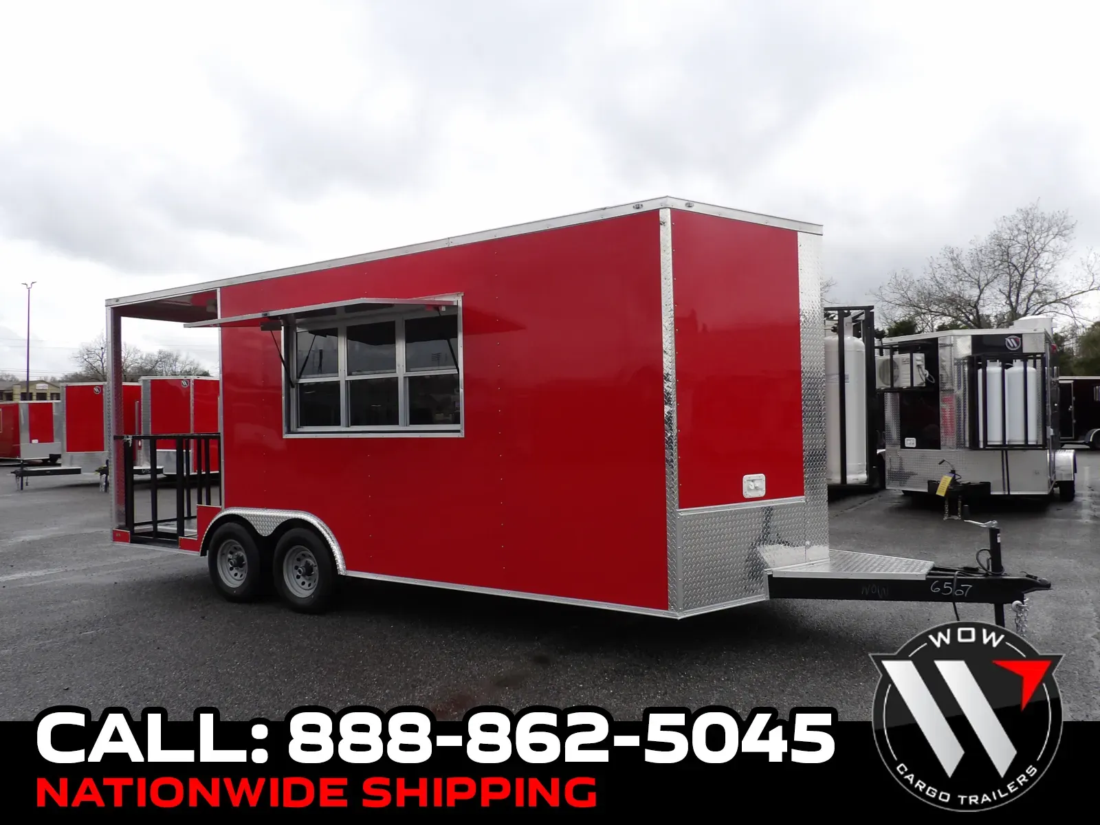 Red 2026 Steel Pines Cargo 8.5X20 Enclosed for sale in Cochran, GA