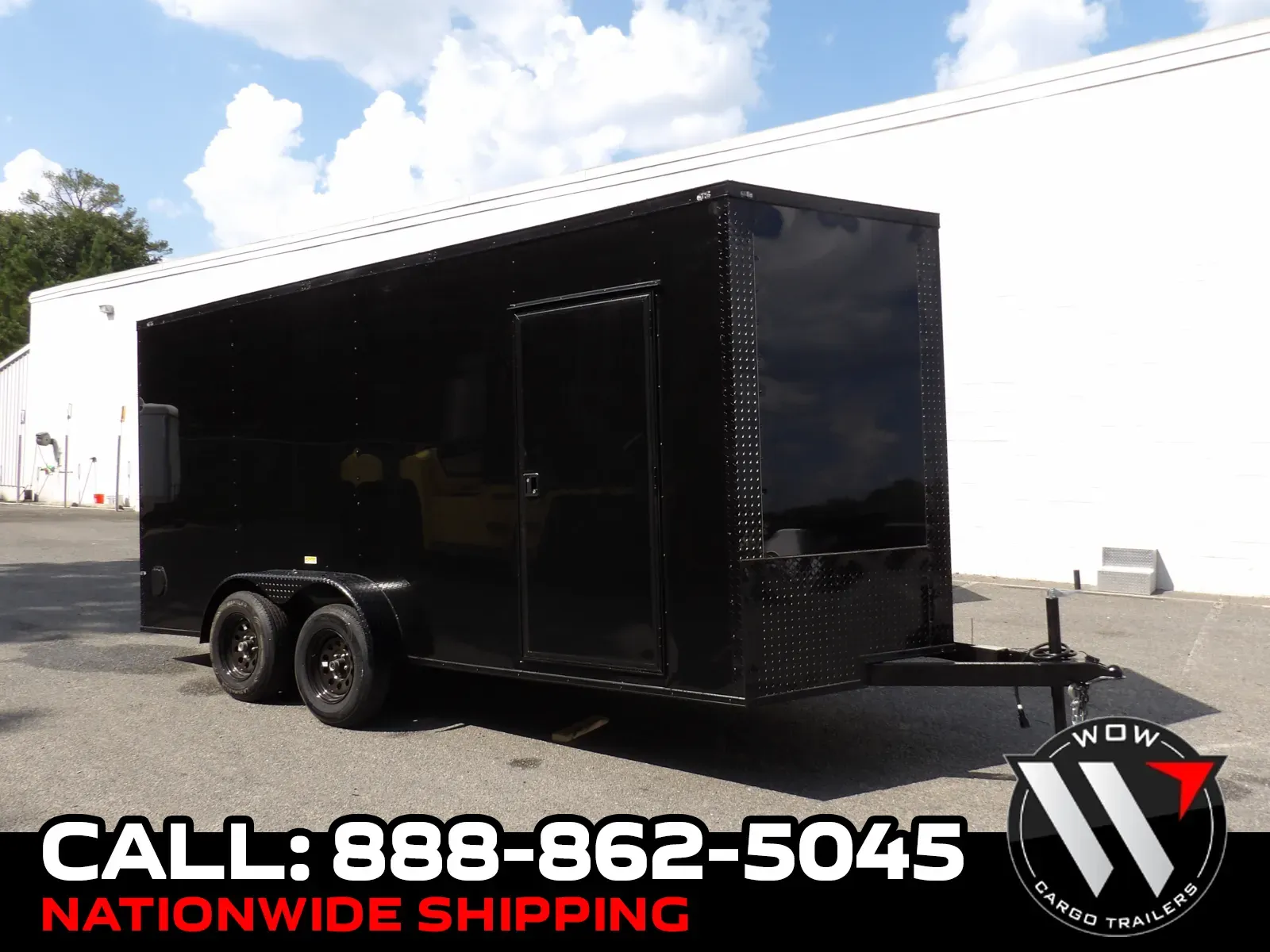 2025 Maximum Cargo 7X16 TA BLACK B/O for sale in Cochran, GA