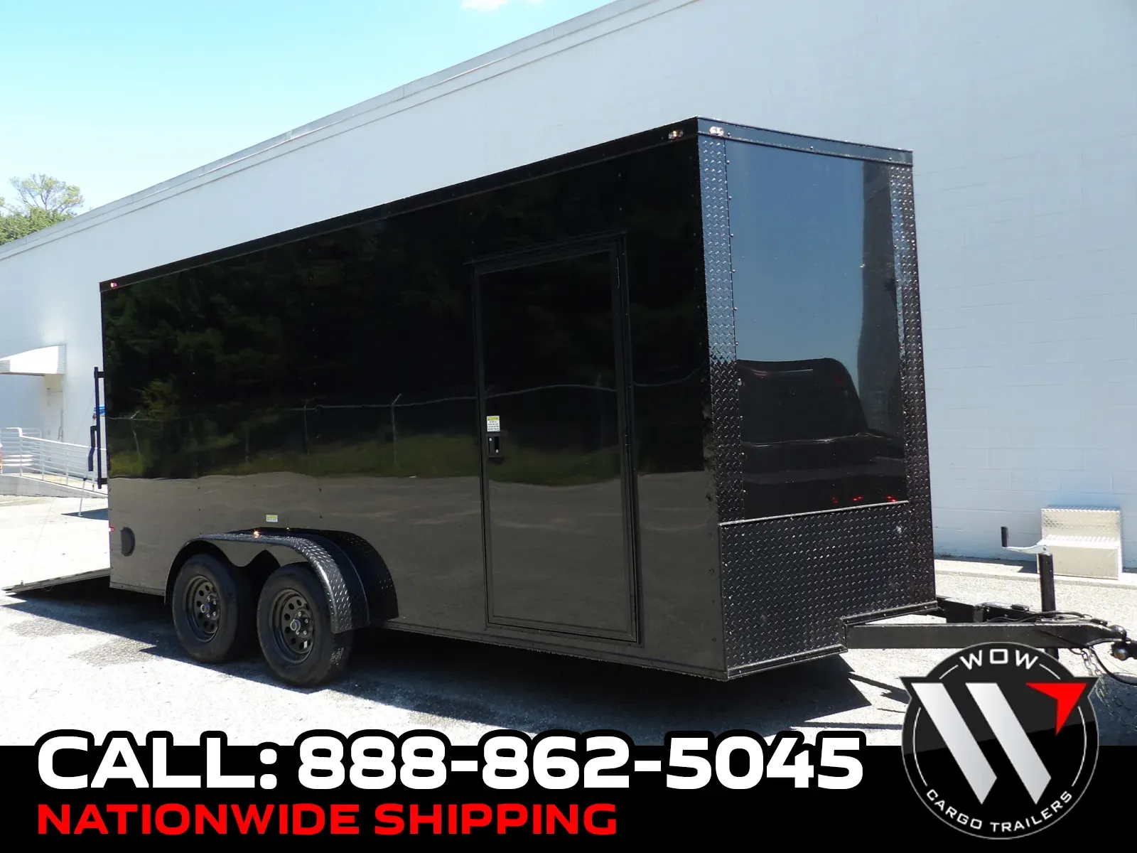 2025 Maximum Cargo 7X16 TA Black B/O for sale in Cochran, GA