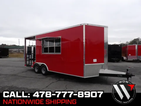 Red 2025 Steel Pines Cargo 8.5X20 35K for sale in Cochran, GA