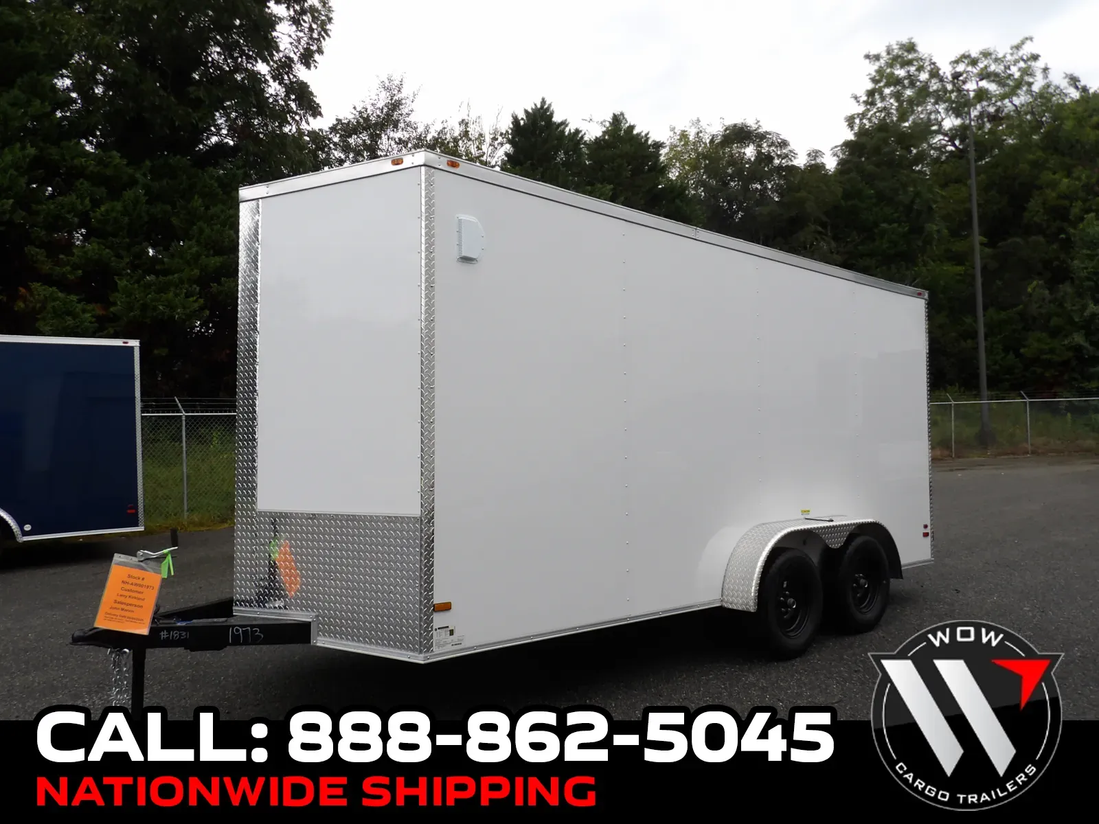 2026 All World Trailers 7X16 Enclosed for sale in Cochran, GA