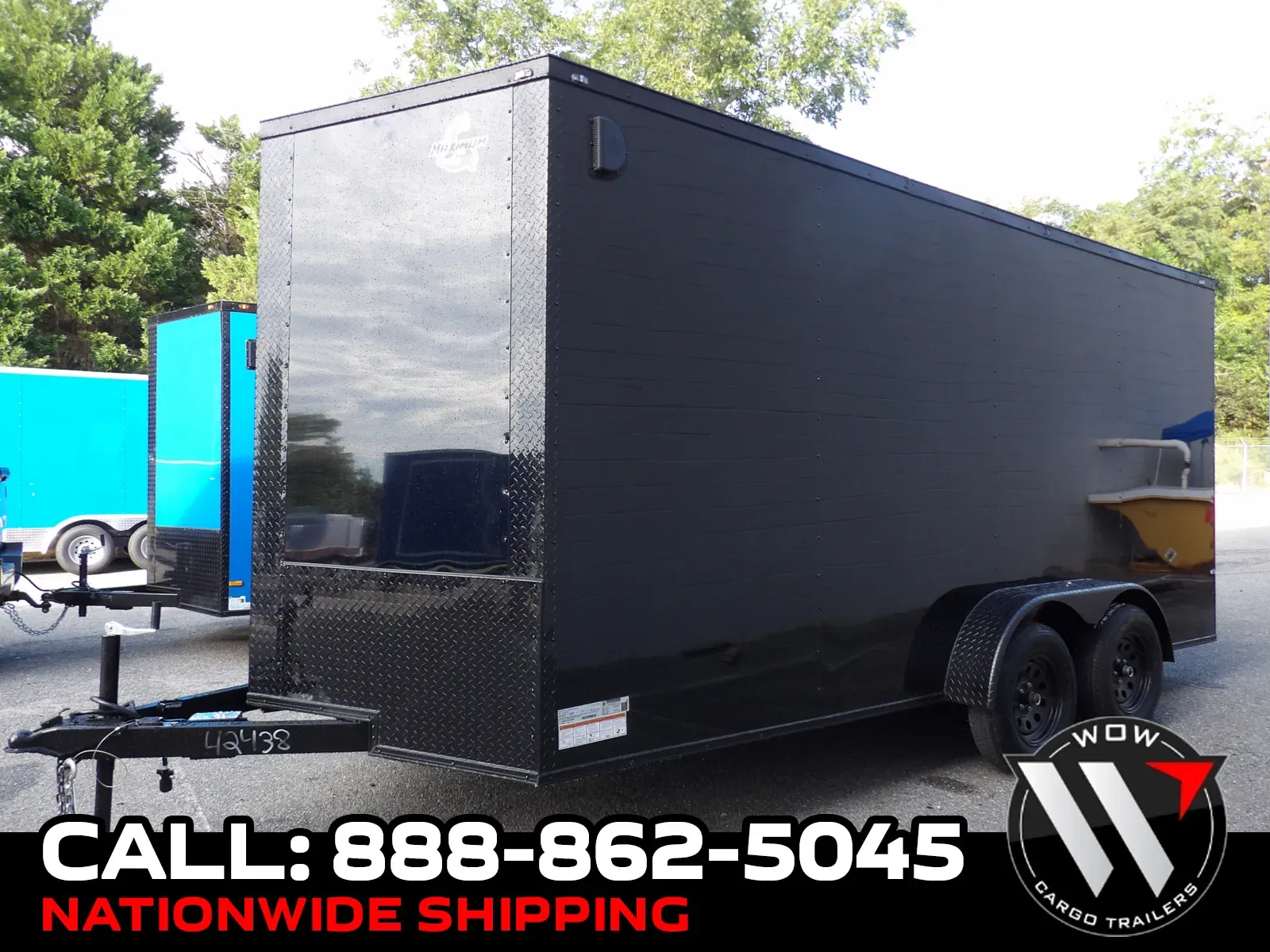 2025 Maximum 7X16 BLACK BLACKOUT for sale in Cochran, GA