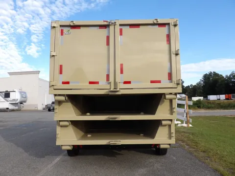 Another view of 2026 Steel Pines 7x14 Desert Tan Container for sale in Cochran, GA at WOW Cargo Trailers