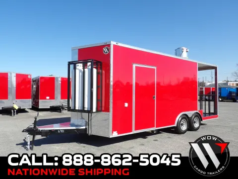 Red 2026 Steel Pines Cargo 8.5X20 Enclosed for sale in Cochran, GA