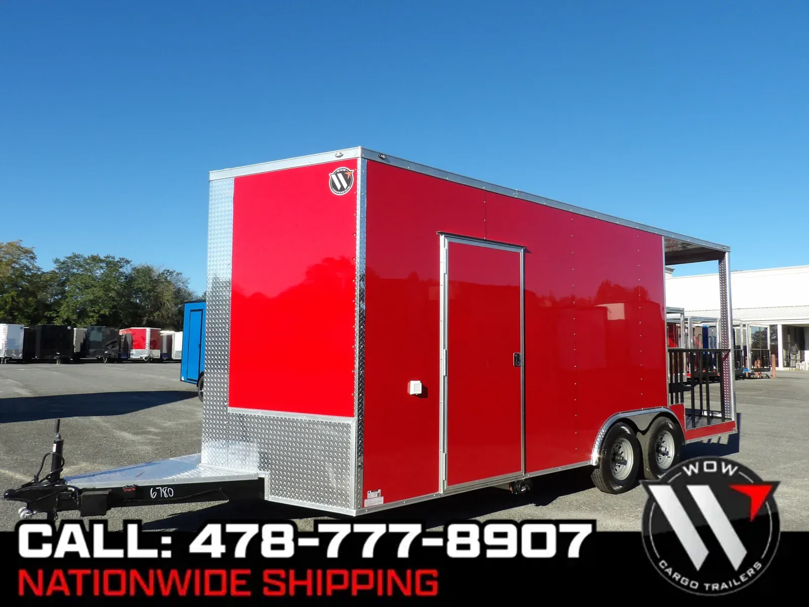 Red 2026 Steel Pines Cargo 8.5X20 Enclosed for sale in Cochran, GA