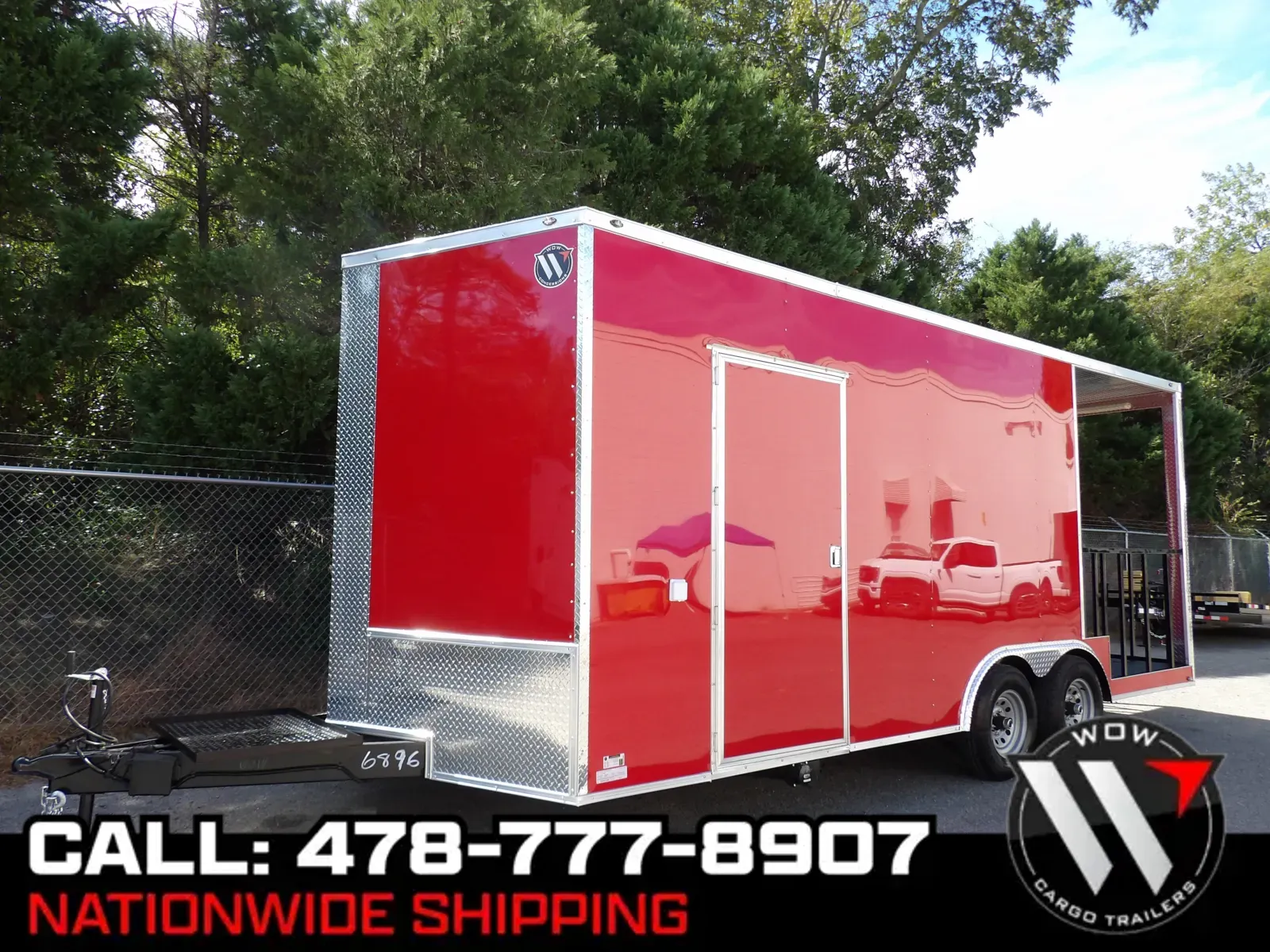 Red 2026 Steel Pines 8.5X20 Enclosed for sale in Cochran, GA