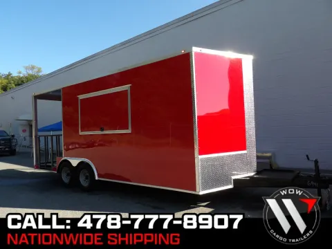 Red 2025 Steel Pines 8.5X20 Enclosed for sale in Cochran, GA