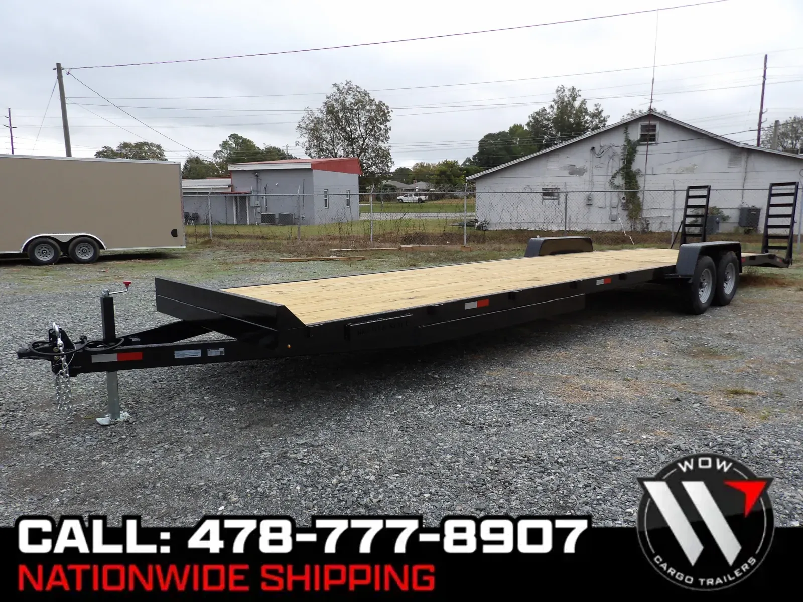 Black 2026 Brewer Implements 8.5x36 Bumper Pull Open Equipment Trailer for sale in Cochran, GA