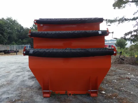 Another view of 2026 Steel Pines 7x14 Orange Container for sale in Cochran, GA at WOW Cargo Trailers