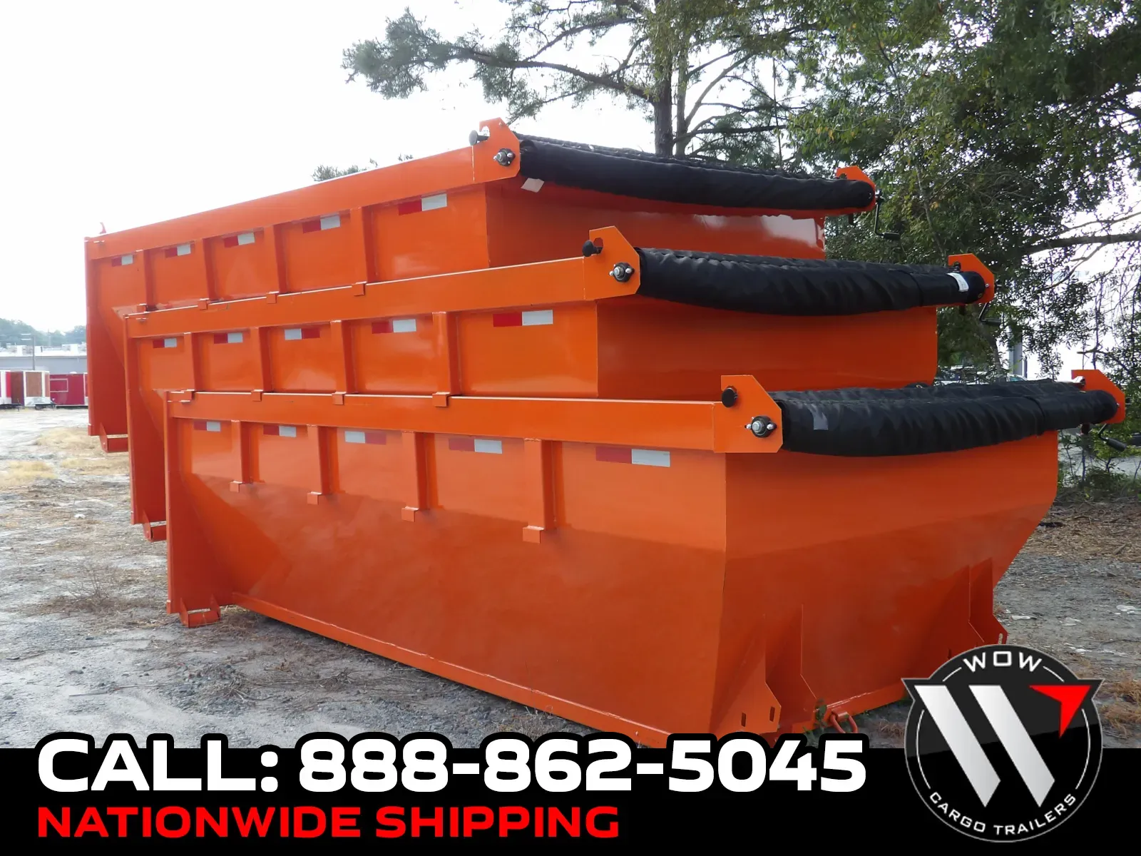 2026 Steel Pines 7x14 Orange Container for sale in Cochran, GA