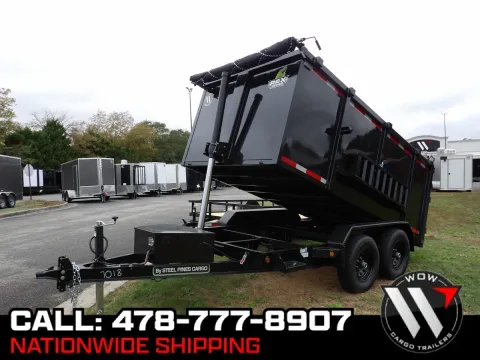 Black 2026 Steel Pines 6X12 Dump for sale in Cochran, GA