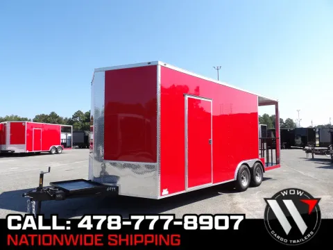 Red 2026 Steel Pines 8.5X20 Enclosed for sale in Cochran, GA