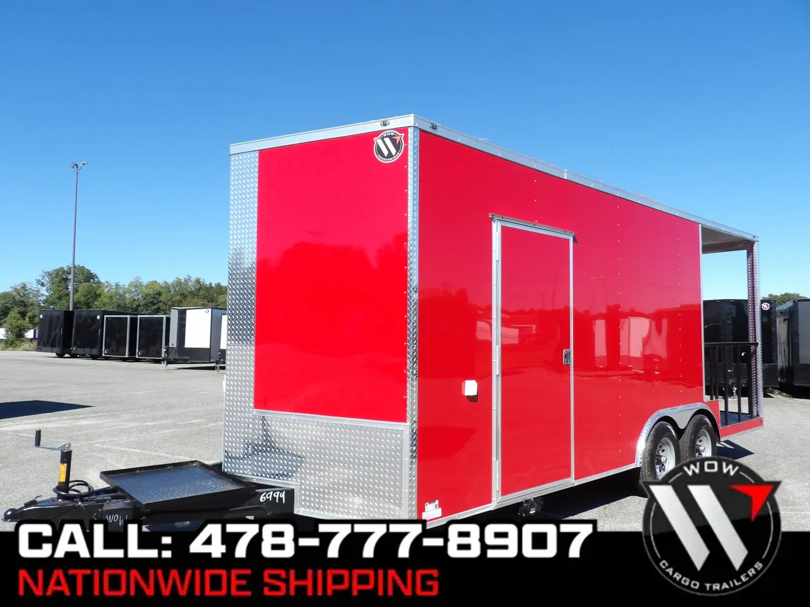 Red 2026 Steel Pines 8.5X20 Enclosed for sale in Cochran, GA