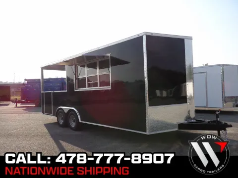 Black 2025 Steel Pines Cargo 8.5X20 Enclosed for sale in Cochran, GA