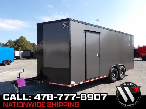 Black 2026 All World 8.5X18 Enclosed for sale in Cochran, GA