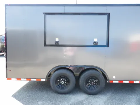 Another view of 2026 All World 8.5X18 Enclosed for sale in Cochran, GA at WOW Cargo Trailers