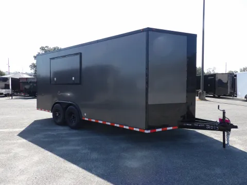 Photos of 2026 All World 8.5X18 Enclosed for sale in Cochran, GA at WOW Cargo Trailers