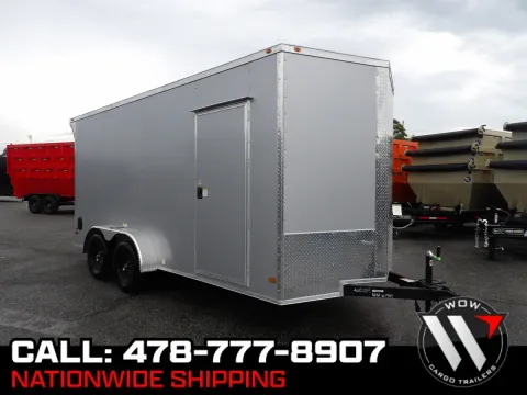 Silver 2026 All World 7X16 Enclosed for sale in Cochran, GA